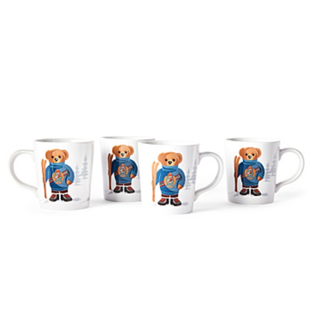 Ralph Lauren Haven Ski Bear, Set of Two Mugs
